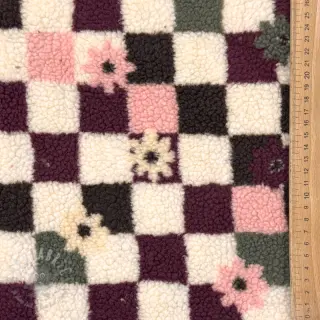 Plaščevina TEDDY JACQUARD Pretty mix design C