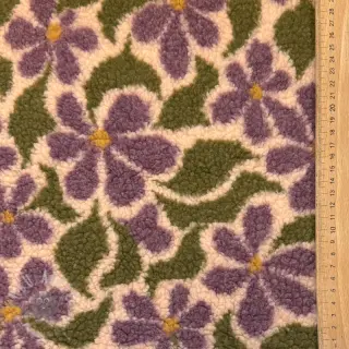Plaščevina TEDDY JACQUARD Pretty mix design B