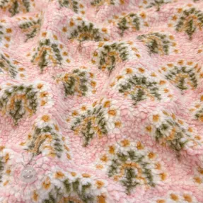 Plaščevina TEDDY JACQUARD Pretty mix design A