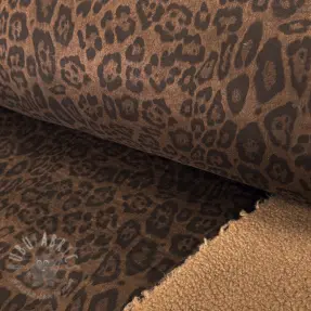Plaščevina TEDDY SUEDE Panther brown