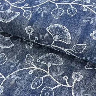 JEANS EMBROIDERY Luxurious washed