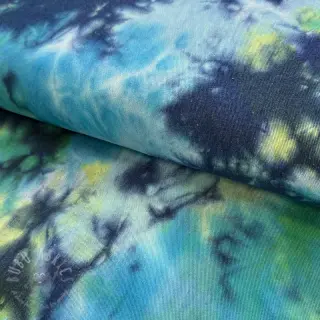 JEANS TIE DYE HEAVY lime cream