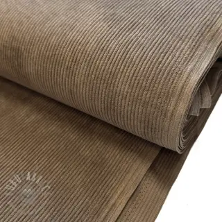 Žamet BABY RIB STRETCH taupe