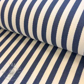 Dekorativno blago Herringbone striped jeans