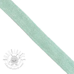 Poševna elastika glitter 20 mm mint