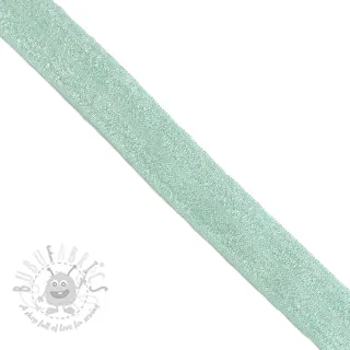 Poševna elastika glitter 20 mm mint