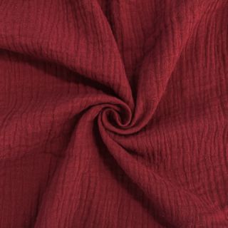 Dvojna gaza/muslin bordeaux