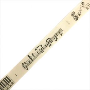 Bombažni trak Music piano