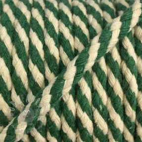 Pamučna vrpca 5 mm green ecru