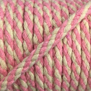 Pamučna vrpca 5 mm light pink ecru
