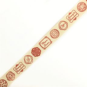 Bombažni trak Stamps pink