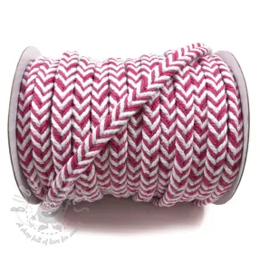Bombažna vrvica pletena fuchsia