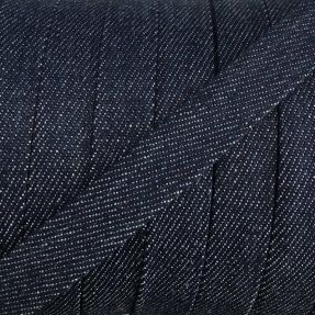 Bombažna vrvica ploska 15 mm Denim navy