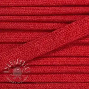 Bombažna vrvica ploska 13 mm red