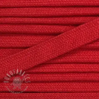 Bombažna vrvica ploska 13 mm red