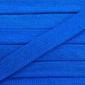 Bombažna vrvica ploska 13 mm blue