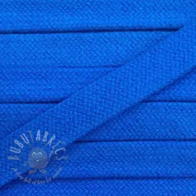 Bombažna vrvica ploska 13 mm blue