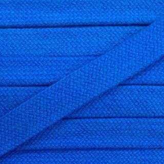 Bombažna vrvica ploska 13 mm blue