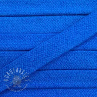 Bombažna vrvica ploska 13 mm blue