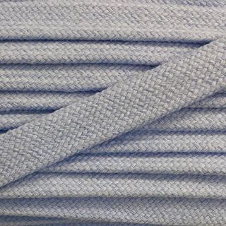 Bombažna vrvica ploska 13 mm light blue