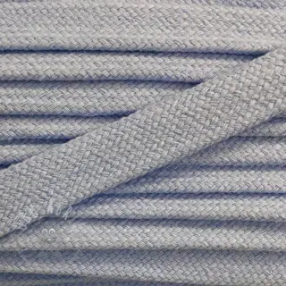 Bombažna vrvica ploska 13 mm light blue