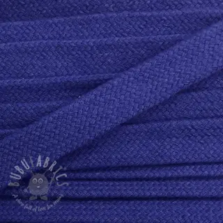 Bombažna vrvica ploska 13 mm dark blue