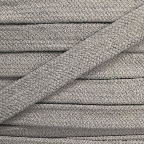 Bombažna vrvica ploska 13 mm light grey