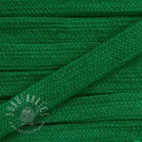 Bombažna vrvica ploska 13 mm dark green