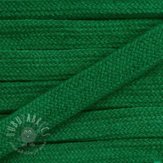 Bombažna vrvica ploska 13 mm dark green