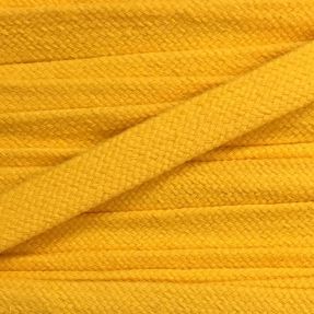 Bombažna vrvica ploska 13 mm yellow