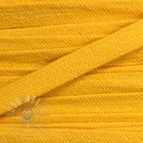 Bombažna vrvica ploska 13 mm yellow