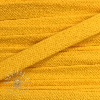 Bombažna vrvica ploska 13 mm yellow