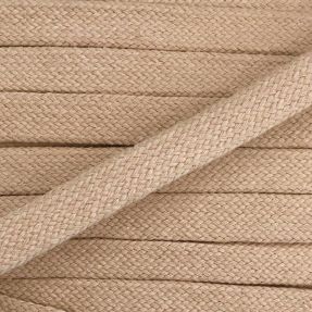 Bombažna vrvica ploska 15 mm beige