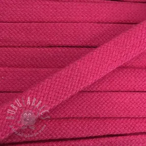 Bombažna vrvica ploska 15 mm fuchsia