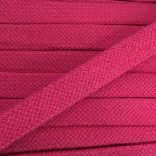 Bombažna vrvica ploska 15 mm fuchsia