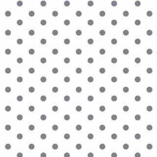 Pamučna tkanina Dots white/grey