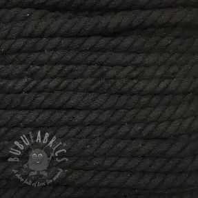 Bombažna vrvica 12 mm black