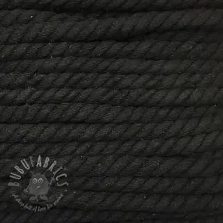 Bombažna vrvica 12 mm black