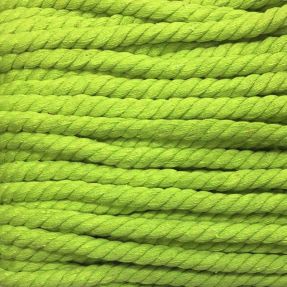 Bombažna vrvica 12 mm lime