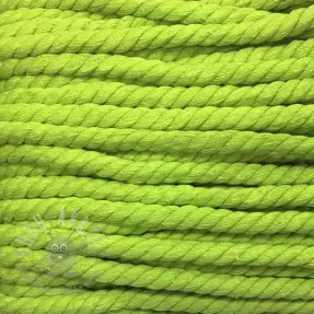 Bombažna vrvica 12 mm lime