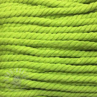 Bombažna vrvica 12 mm lime