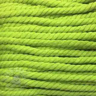 Bombažna vrvica 12 mm lime
