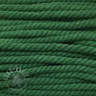 Bombažna vrvica 12 mm green