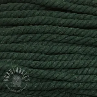 Bombažna vrvica 12 mm dark green