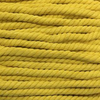 Bombažna vrvica 12 mm yellow