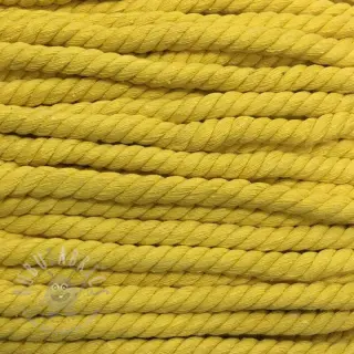 Bombažna vrvica 12 mm yellow
