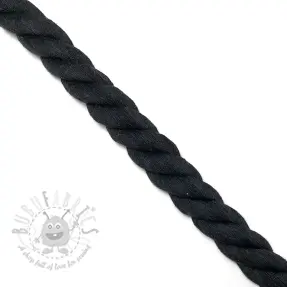 Bombažna vrvica 2,5 cm black