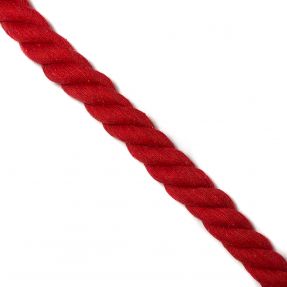 Bombažna vrvica 2,5 cm red