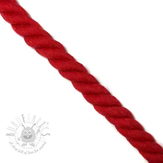 Bombažna vrvica 2,5 cm red