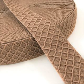 Elastika gladka 4 cm Rhombus beige